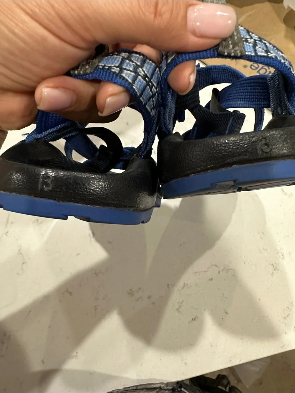 Kids Blue Active Sandals - Unbranded
